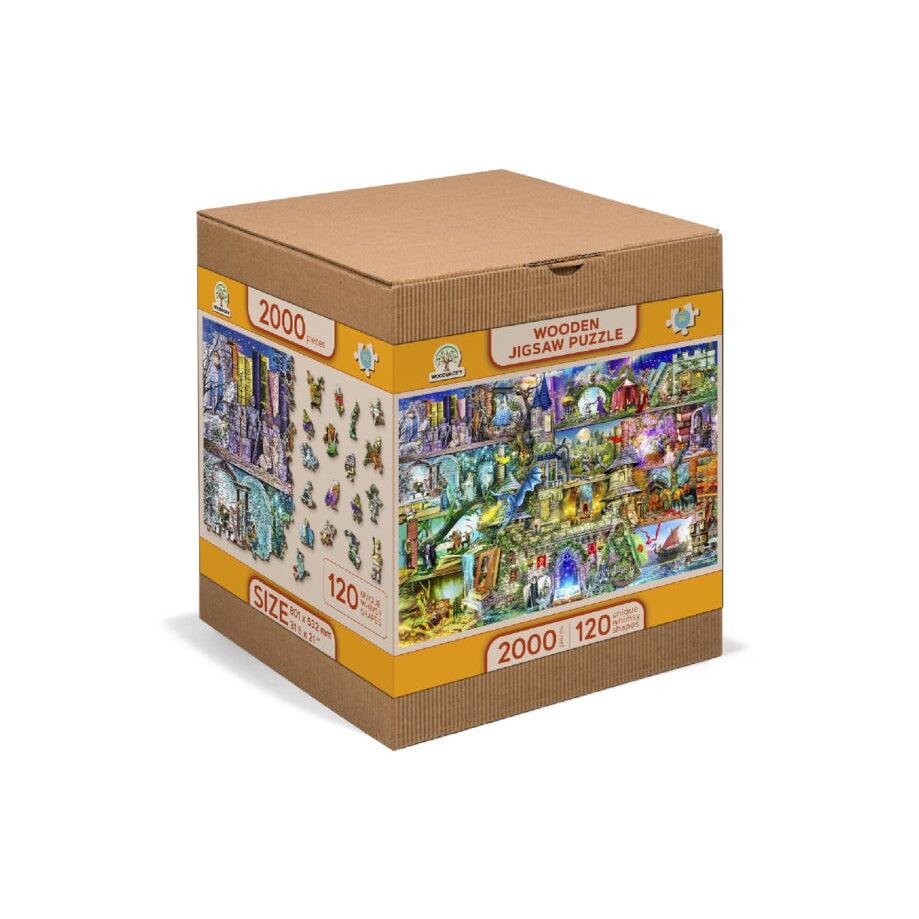 Once Upon a Fairytale 2000 Piece Wood Jigsaw Puzzle Wooden City (ONLINE ORDER ONLY)