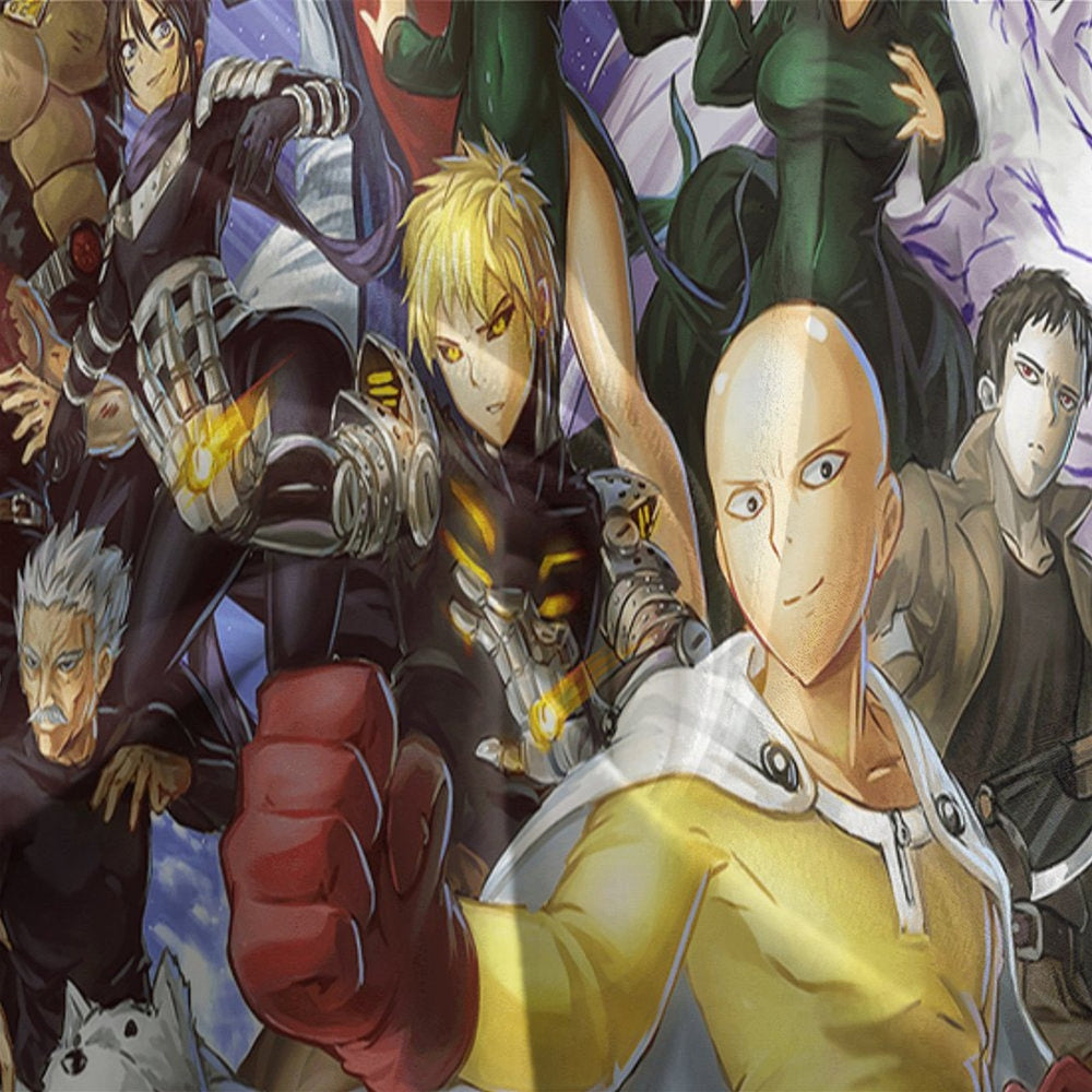 One-Punch Man Bedding Set Pattern Quilt Cover Without Filler (Online Order Only)