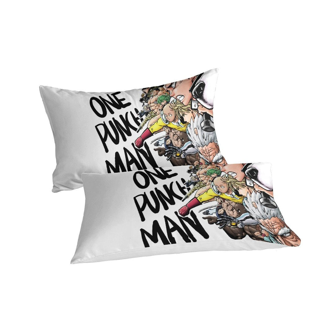 One-Punch Man Bedding Set Pattern Quilt Cover Without Filler (Online Order Only)