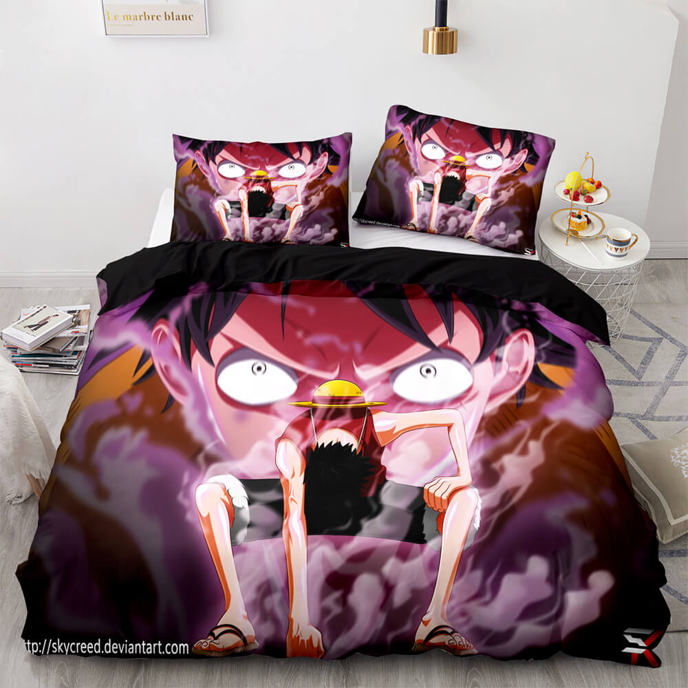 One Piece Cosplay Bedding Sets Quilt Covers Without Filler (Online Order Only)
