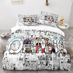 One Piece Cosplay Bedding Sets Quilt Covers Without Filler (Online Order Only)