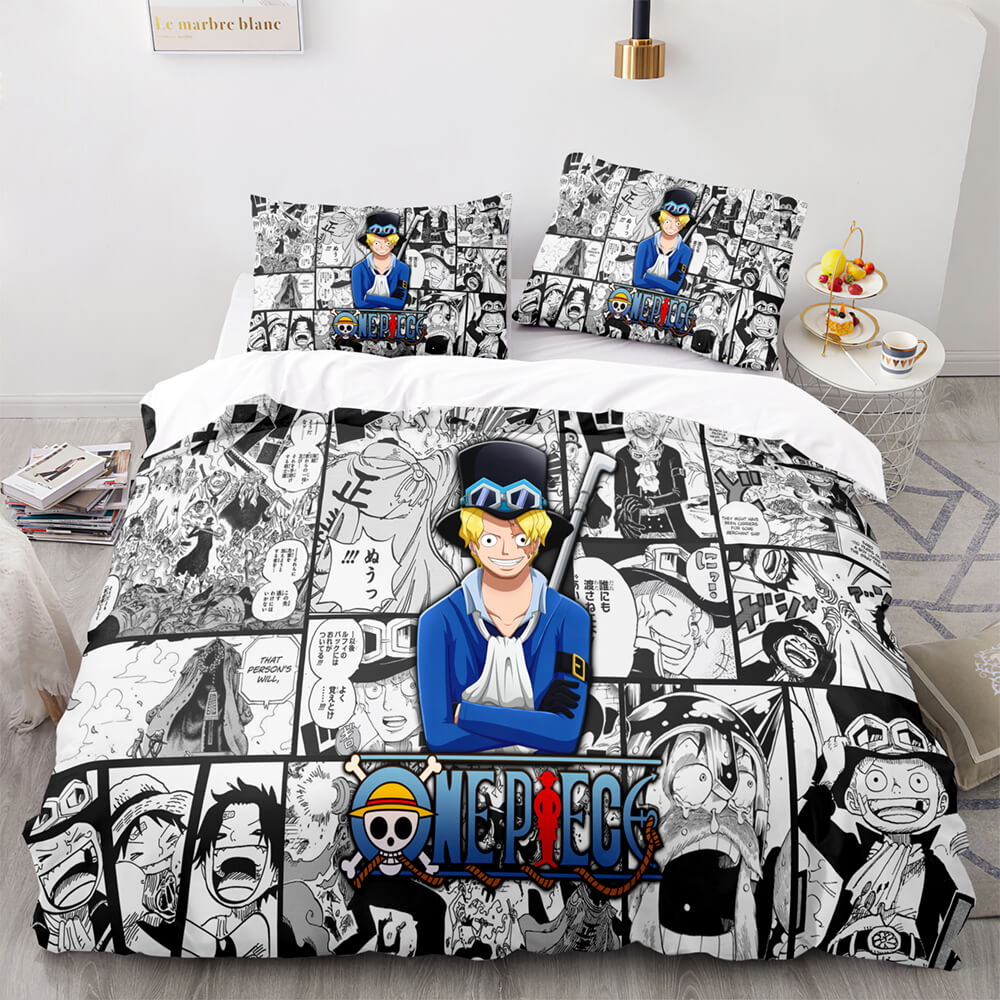 One Piece Cosplay Bedding Sets Quilt Covers Without Filler (Online Order Only)