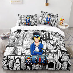 One Piece Cosplay Bedding Sets Quilt Covers Without Filler (Online Order Only)