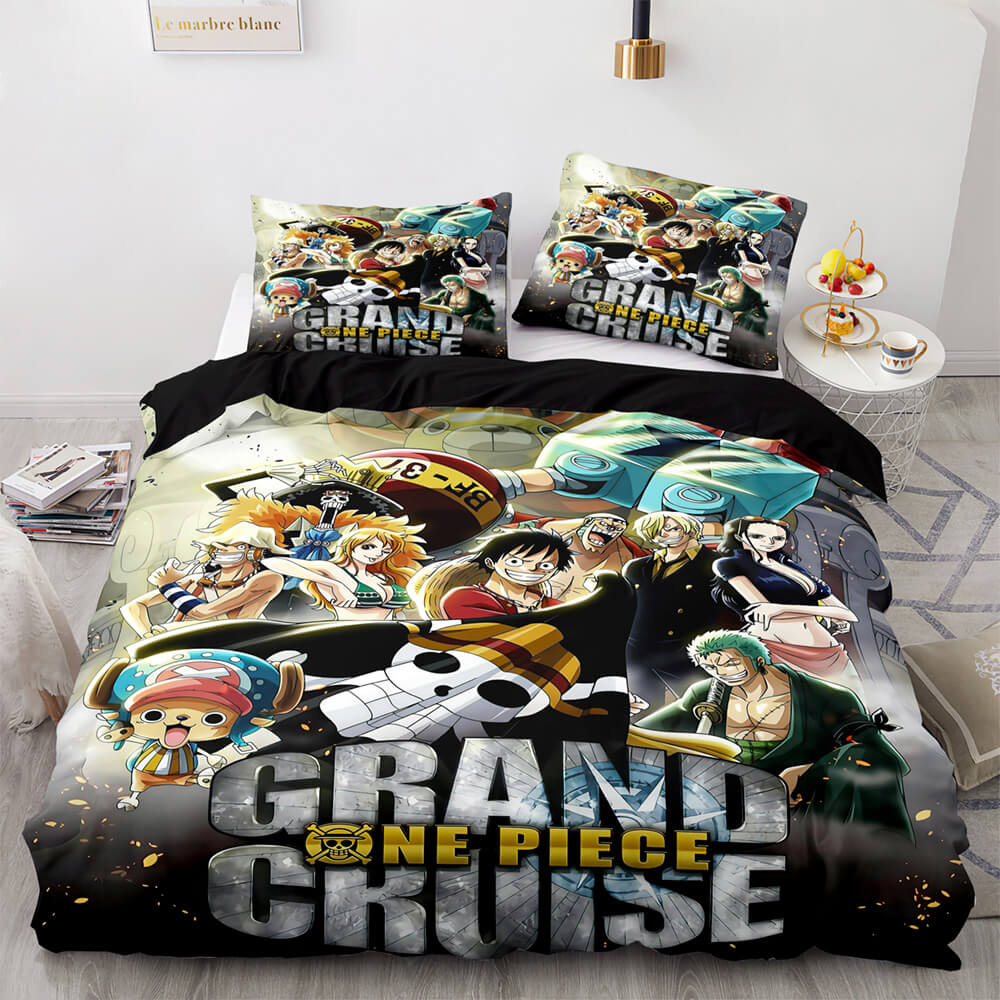 One Piece Cosplay Bedding Sets Quilt Covers Without Filler (Online Order Only)