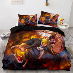 One Piece Cosplay Bedding Sets Quilt Covers Without Filler (Online Order Only)