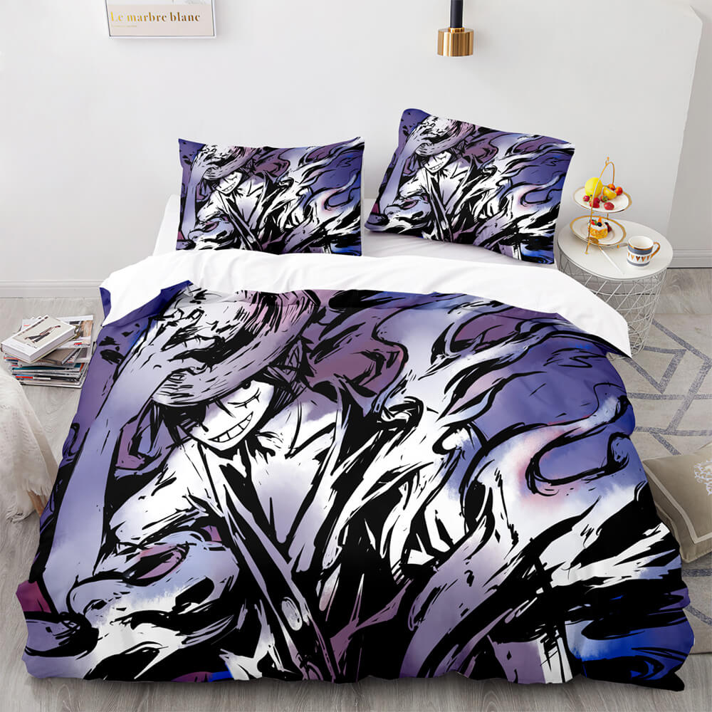 One Piece Cosplay Bedding Sets Quilt Covers Without Filler (Online Order Only)