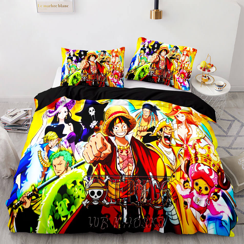 One Piece Cosplay Bedding Sets Quilt Covers Without Filler (Online Order Only)