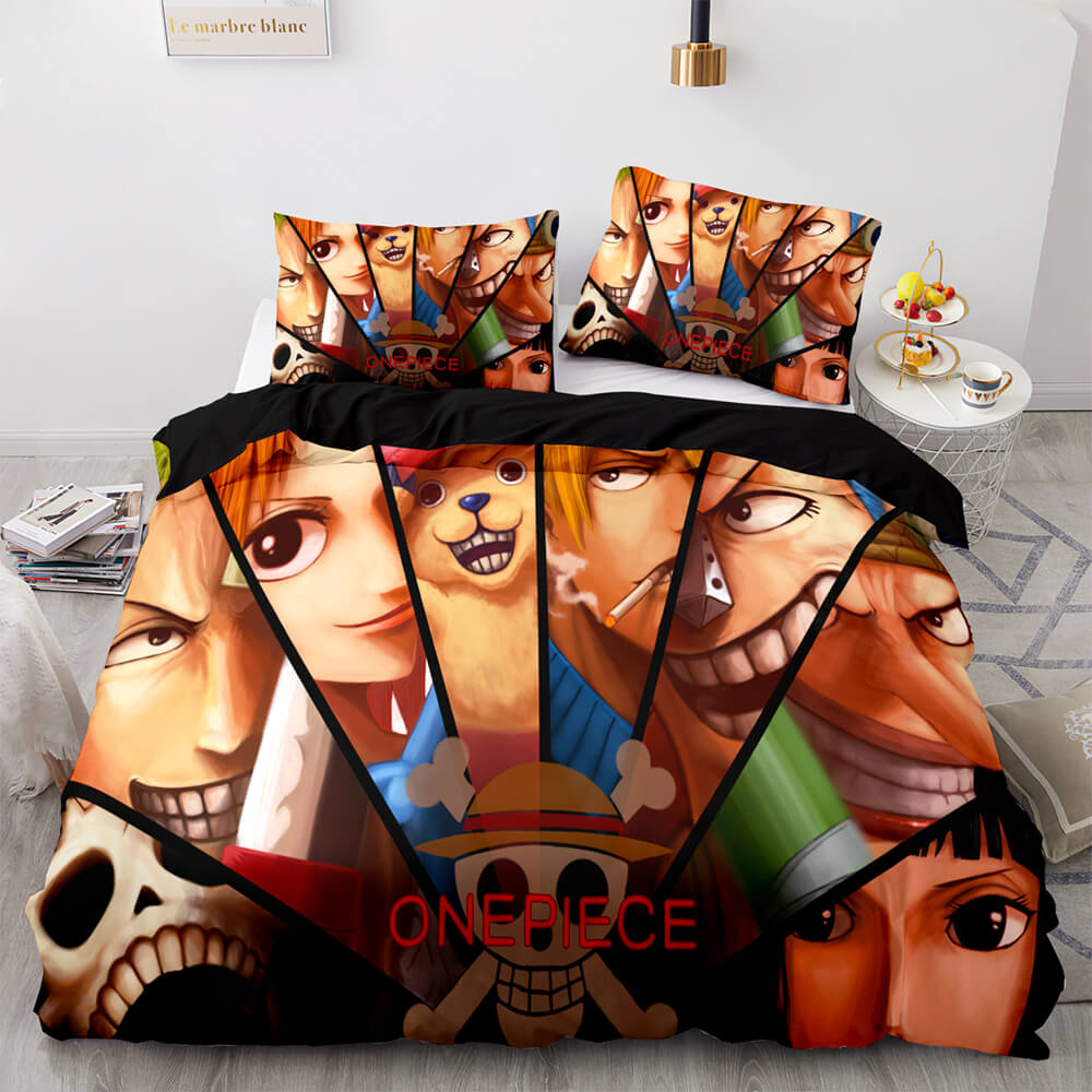 One Piece Cosplay Bedding Sets Quilt Covers Without Filler (Online Order Only)