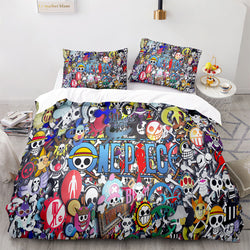 One Piece Pattern Bedding Sets Full Quilt Covers Without Filler (Online Order Only)