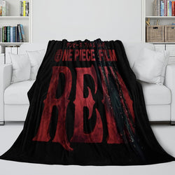 One Piece Film Red Blanket Flannel Throw Kids Room Decoration (Online Order Only)