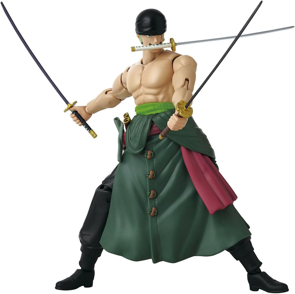 One Piece Roronoa Zoro Three Sword Style Anime Heroes Action Figure (Online Order Only)