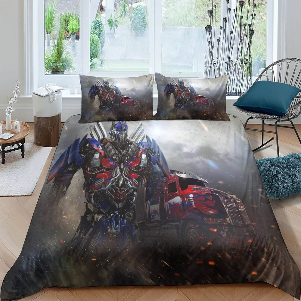 Optimus Prime Bedding Set Quilt Duvet Cover Without Filler (Online Order Only)