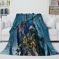 Optimus Prime Blanket Flannel Fleece Throw Room Decoration (Online Order Only)