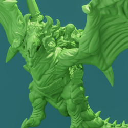 3D Printed Nafarrate Dragon Rider Orc Set Orcs Army 28 32 mm D&D (Online Only)