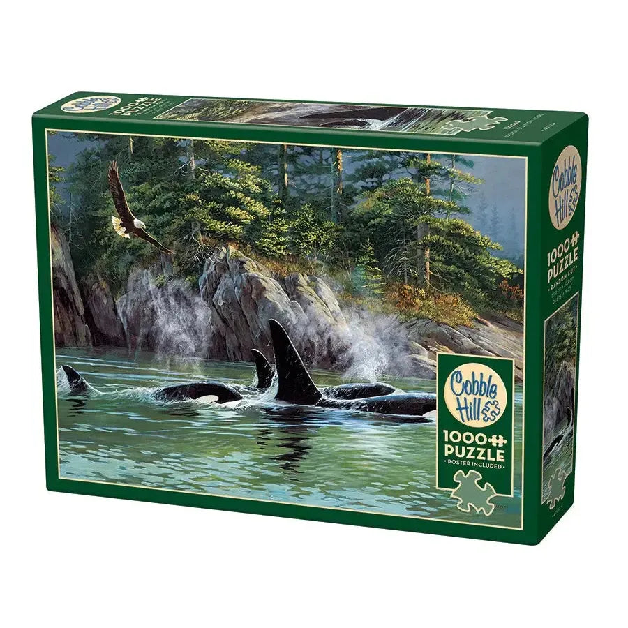 Orcas 1000 Piece Jigsaw Puzzle Cobble Hill (ONLINE ORDER ONLY)