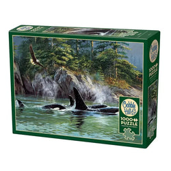 Orcas 1000 Piece Jigsaw Puzzle Cobble Hill (ONLINE ORDER ONLY)