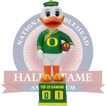 Oregon Ducks Basketball Top 25 Ranking Tracker Bobblehead (Presale) (ONLINE ORDER ONLY)