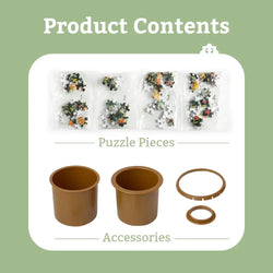 Oriental Birds & Flowers Planter 80 Piece 3D Plastic Jigsaw Puzzle PieceRelax