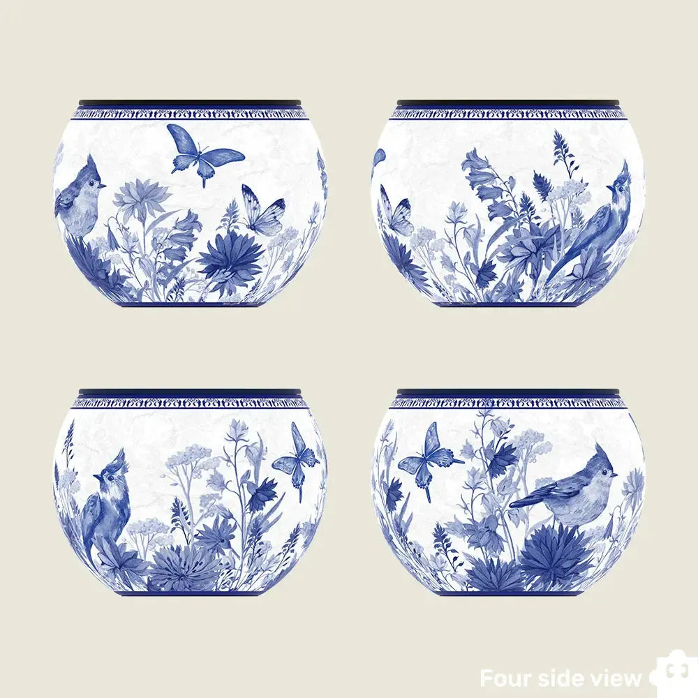 Oriental Birds & Flowers Planter 80 Piece 3D Plastic Jigsaw Puzzle PieceRelax