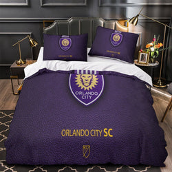 Orlando City SC Bedding Set Duvet Cover Without Filler (Online Order Only)
