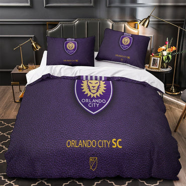 Orlando City SC Bedding Set Duvet Cover Without Filler (Online Order Only)