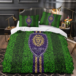 Orlando City SC Bedding Set Duvet Cover Without Filler (Online Order Only)