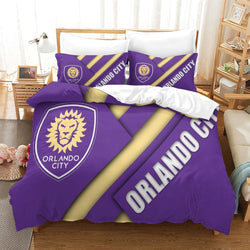 Orlando City SC Bedding Set Duvet Cover Without Filler (Online Order Only)