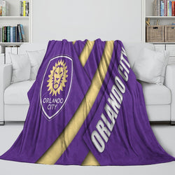 Orlando City SC Blanket Flannel Fleece Throw Room Decoration (Online Order Only)