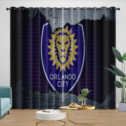 Orlando City SC Curtains Blackout Window Drapes Room Decoration (Online Order Only)