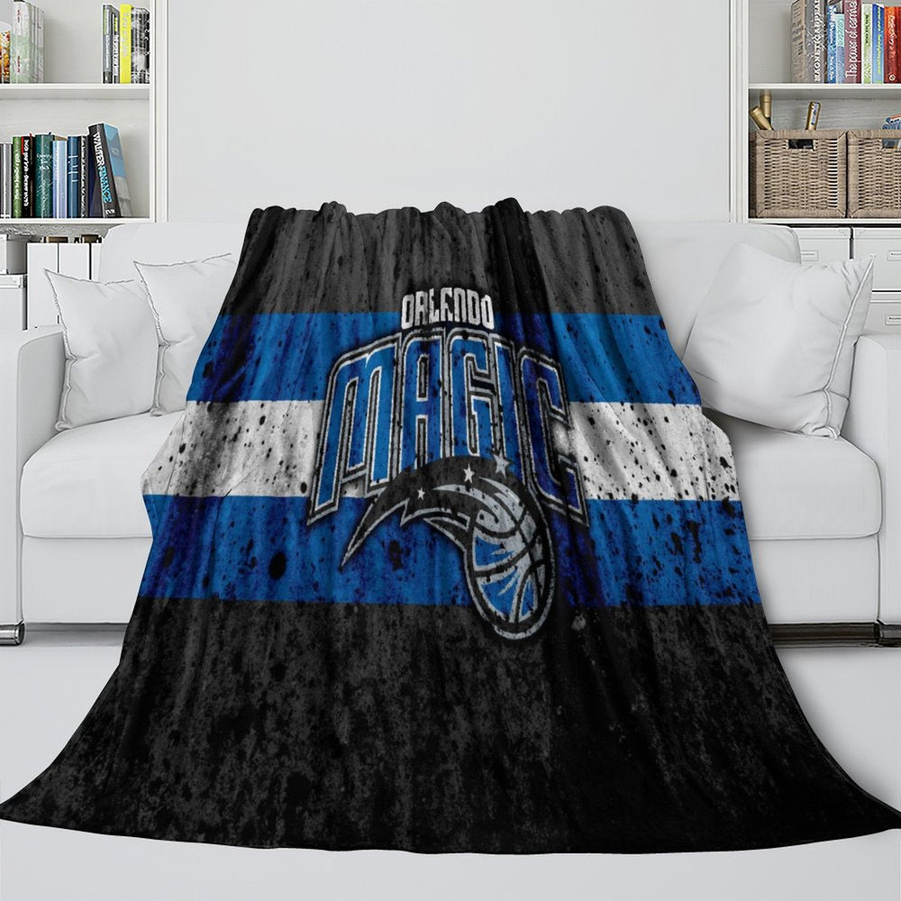 Orlando Magic Blanket Flannel Fleece Throw Room Decoration (Online Order Only)