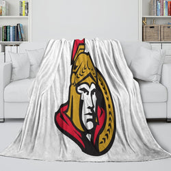 Ottawa Senators Blanket Flannel Throw Kids Room Decoration (Online Order Only)
