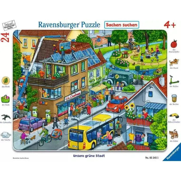 Our Green City "Seek & Find" 24 Piece Tray Jigsaw Puzzle Ravensburger