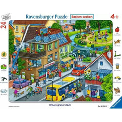 Our Green City "Seek & Find" 24 Piece Tray Jigsaw Puzzle Ravensburger