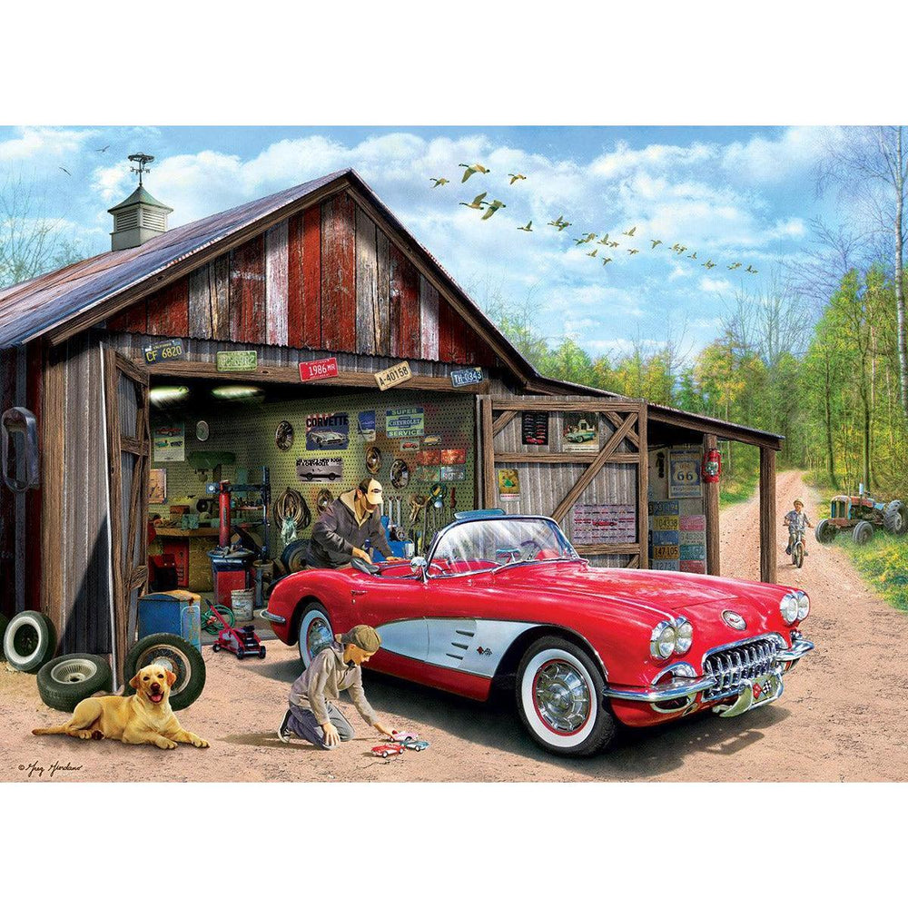 Out of Storage Corvette 1000 Piece Jigsaw Puzzle Eurographics