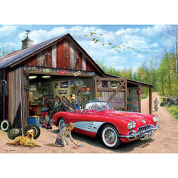 Out of Storage Corvette 1000 Piece Jigsaw Puzzle Eurographics
