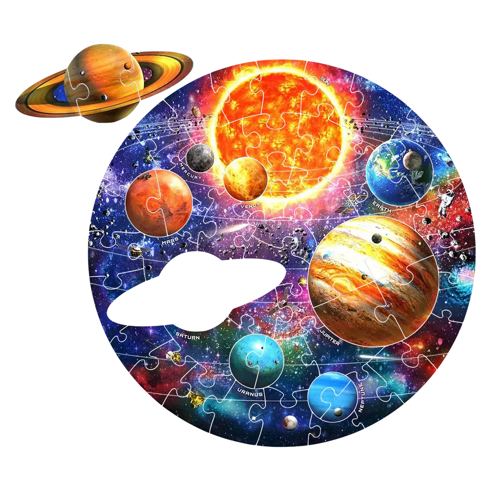 Outer Space 58 Piece Giant Floor Round Jigsaw Puzzles Eurographics