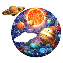 Outer Space 58 Piece Giant Floor Round Jigsaw Puzzles Eurographics