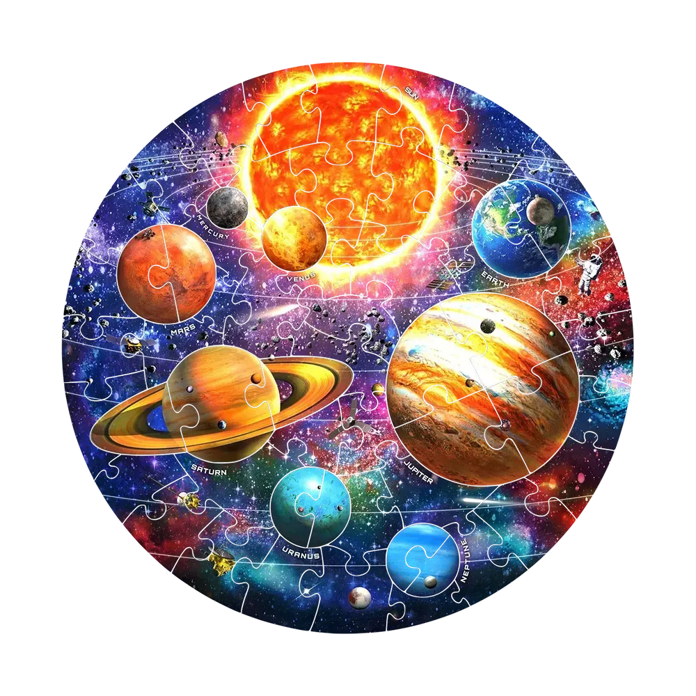 Outer Space 58 Piece Giant Floor Round Jigsaw Puzzles Eurographics