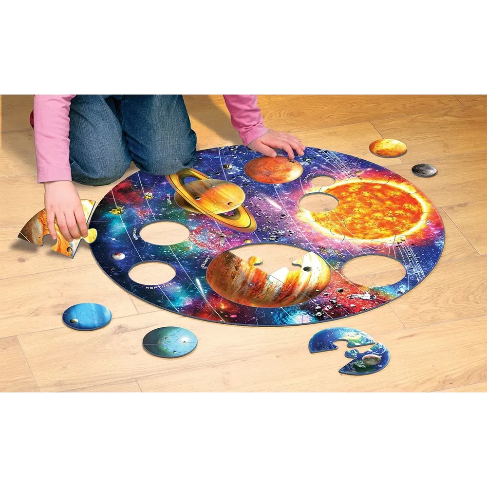 Outer Space 58 Piece Giant Floor Round Jigsaw Puzzles Eurographics