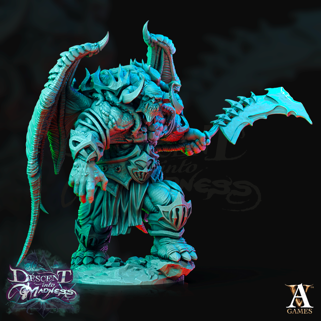 3D Printed Archvillain Games Descent into Madness - Outworld Thrall 28mm 32mm D&D (Online Only)