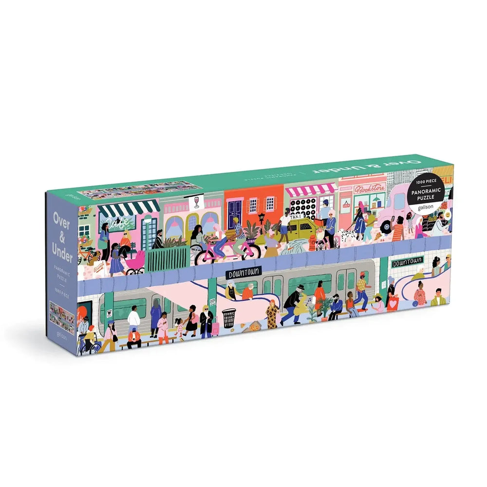 Over & Under 1000 Piece Panoramic Jigsaw Puzzle Galison (ONLINE ORDER ONLY)