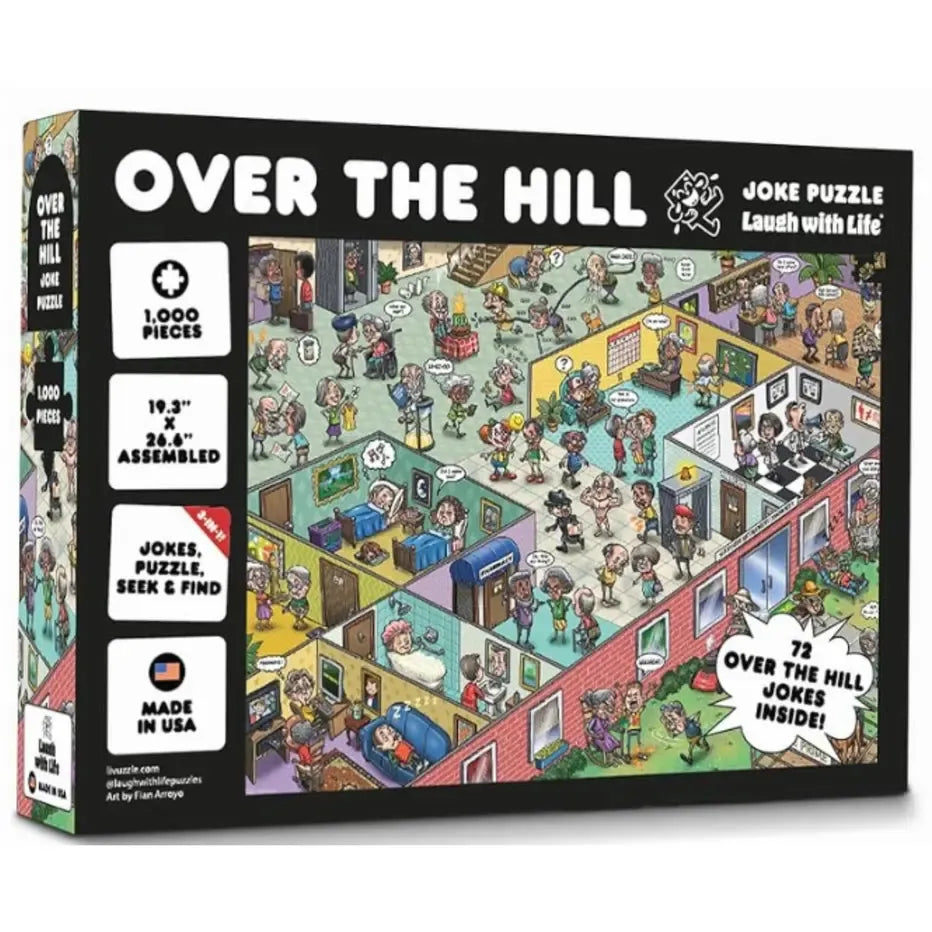Over the Hill "Laugh with Life" 1000 Piece Jigsaw Puzzle Livuzzle