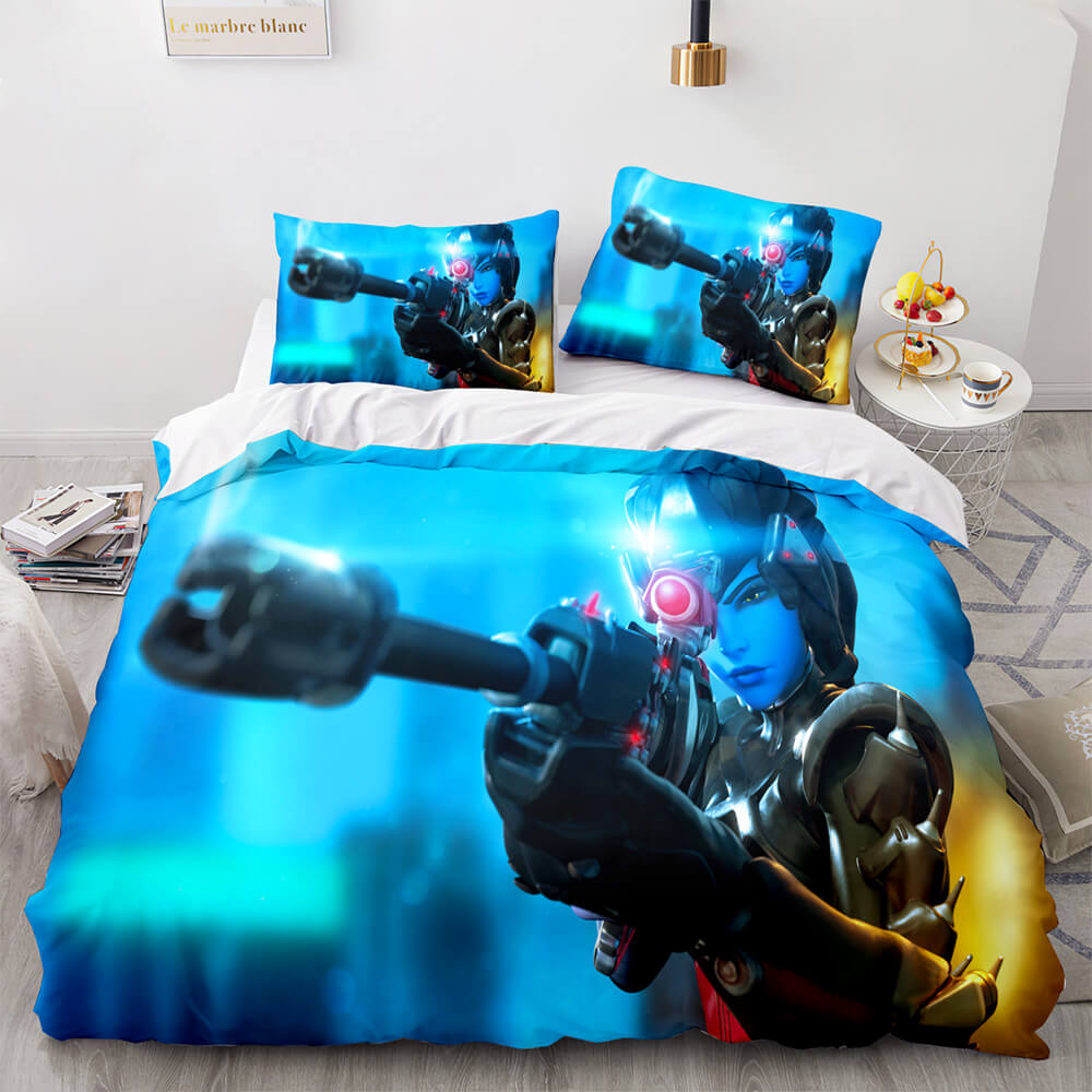 Overwatch Cosplay 3 Piece Bedding Sets Quilt Covers Without Filler (Online Order Only)