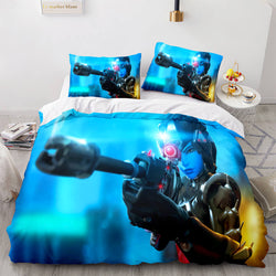 Overwatch Cosplay 3 Piece Bedding Sets Quilt Covers Without Filler (Online Order Only)