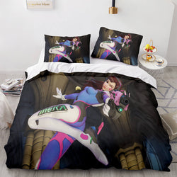 Overwatch Cosplay 3 Piece Bedding Sets Quilt Covers Without Filler (Online Order Only)