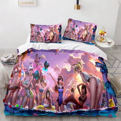 Overwatch Cosplay 3 Piece Bedding Sets Quilt Covers Without Filler (Online Order Only)