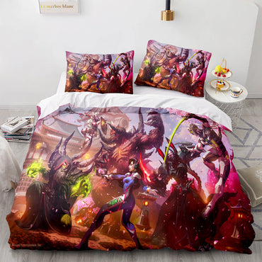 Overwatch Cosplay 3 Piece Bedding Sets Quilt Covers Without Filler (Online Order Only)