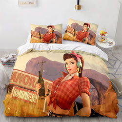 Overwatch Cosplay 3 Piece Bedding Sets Quilt Covers Without Filler (Online Order Only)