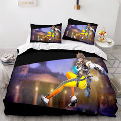 Overwatch Cosplay 3 Piece Bedding Sets Quilt Covers Without Filler (Online Order Only)