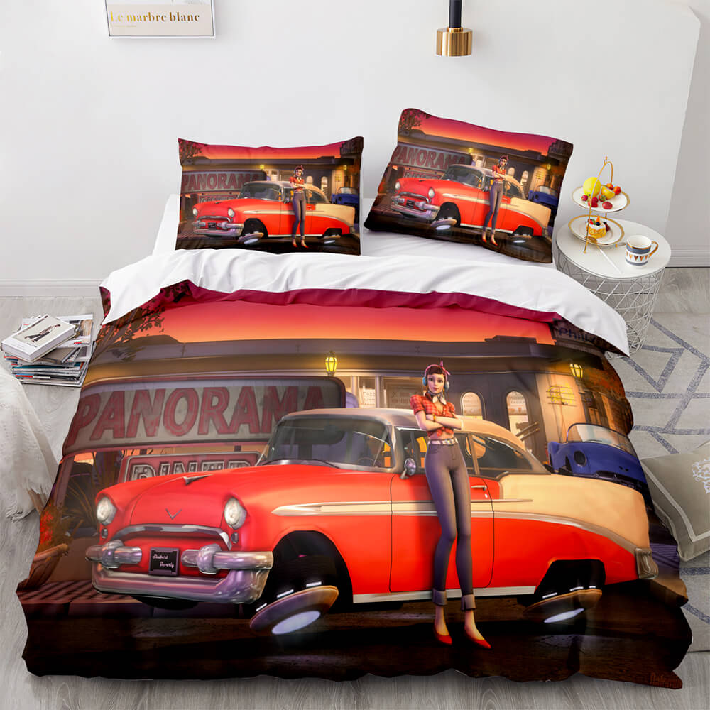 Overwatch Cosplay 3 Piece Bedding Sets Quilt Covers Without Filler (Online Order Only)